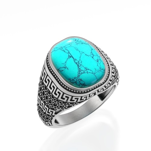 Anello uomo argento - da, in
