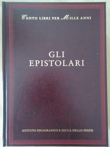 Gli epistolari cura di - epistolari,