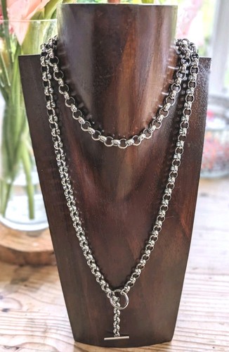 Collana argento lariat drop - collana,