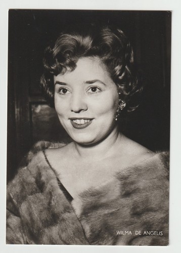 Wilma angelis postcard - de,